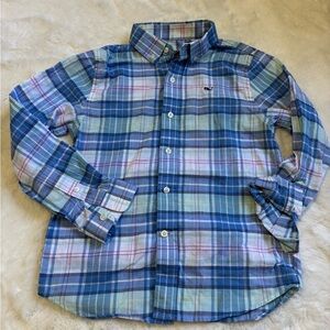 Gorgeous! Vineyard Vines Kids lightweight cotton button down  - size 7